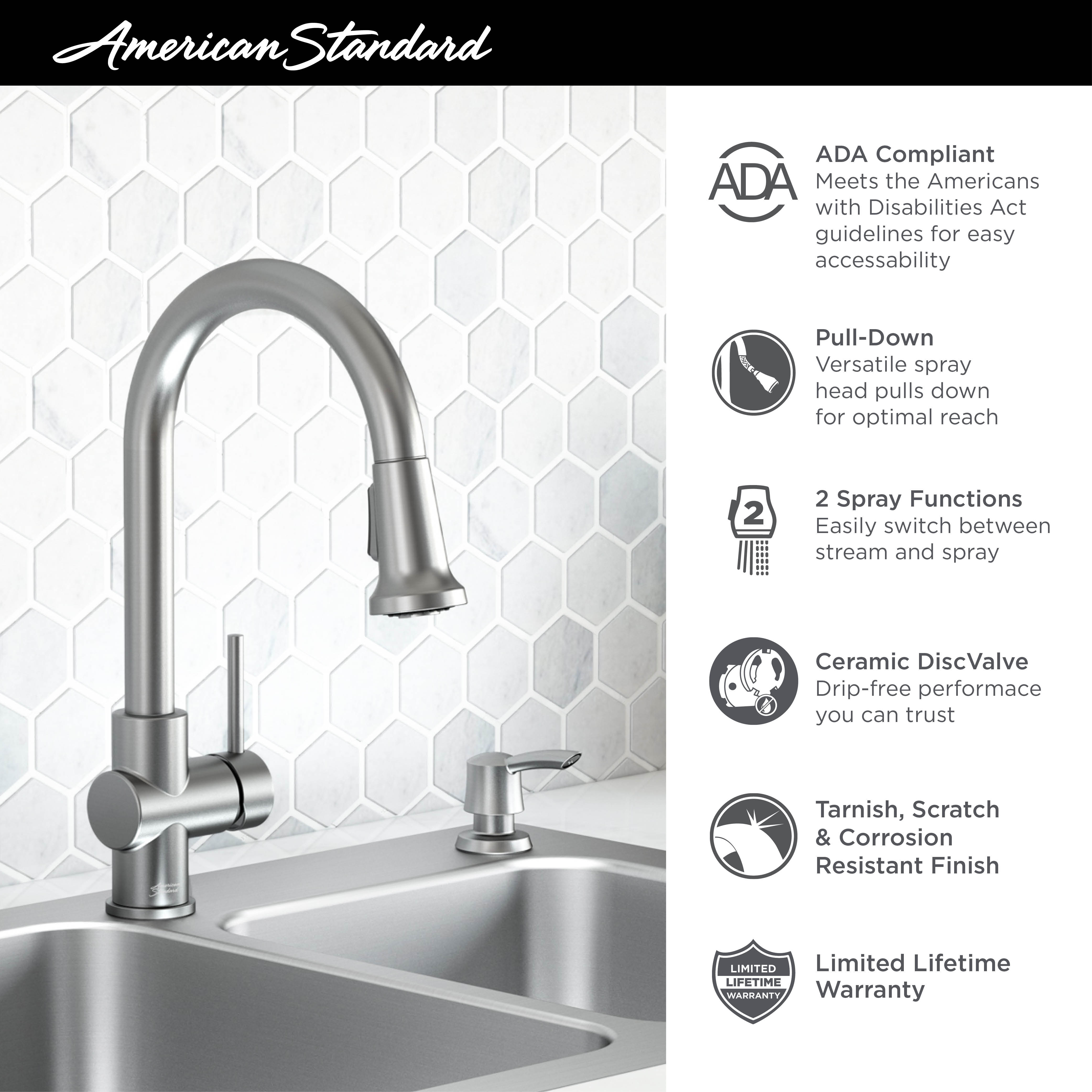 Montvale® 33 x 22Inch Stainless Steel DoubleBowl Kitchen Sink Kit